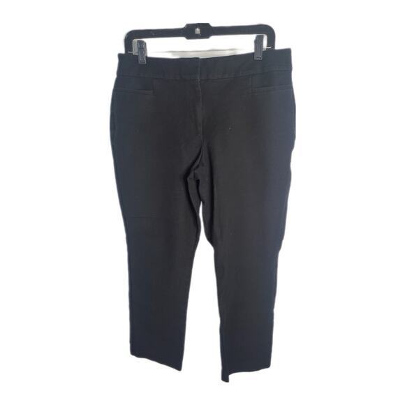 🆓 FREE Ann Taylor Factory black slacks work pants sz 10 Business Basic Casual - Picture 1 of 5